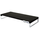LIHITLAB 机上台 590mm USB3.0ハブ付 黒 A-7334-24 / 整理収納用品その他 / 735610(3)
