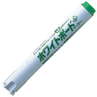 インキ補充・芯交換がラクラク。繰り返し使えるから経済的で省資源にも貢献。キャップを閉め忘れても、ペン先が乾きにくい特殊インキを採用しています。・ホワイトボードマーカー・角芯・筆記幅：5．0mm・インク色：緑・材質：本体＆キャップ＆尾栓＝ポリプロピレン