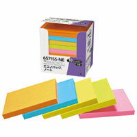 スリーエムジャパン Post-it 6571SS-NE 強粘着 75mm×100mm混色 / メモ・付箋その他 / 835755