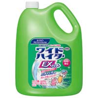 洗剤だけでは落ちないニオイまですっきり落とす。・衣料用洗剤・衣類用漂白剤・液体タイプ・種別：業務用・内容量：4．5L