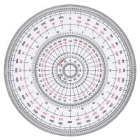 コンサイス 全円分度器 C-15 15cm / 製図用品その他 / 881056