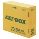 日本サニパック エコノプラスBOX E-74 半透明 70L 100枚 / そうじ用品その他 / 198758(3)