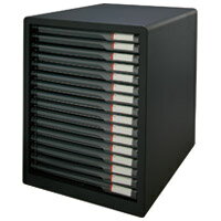 アイリスオーヤマ レターケース 16段 L-16SSR ダークグレー / レターケース / 378251