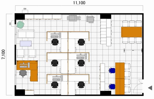 【送料無料】【smtb-TK】【クリエイティブ】SOHO家具パッケージ・80平米（7人用） 図面を広げての作業にも充分な広さのデスク【YDKG-tk】【fsp2124】【fs2gm】【RCP】【fs3gm】