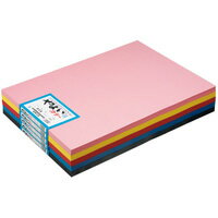 ★詳細はCLICK ●紙寸法／4ツ切：395×545mm●出荷／包装単位：4ツ切10枚：1／40●紙厚／0.19mm●坪量／116.3g／m2、四六判換算／100kg　※印刷色のため、実際の色と多少異なります。現物の色見本帳がございますので、スマートスクールお問い合わせセンターまでご用命ください。