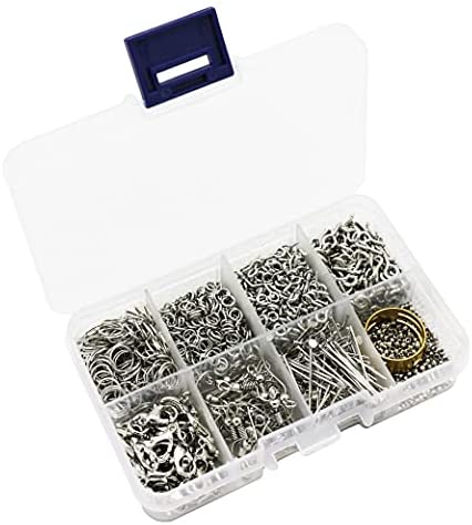 金城バリヤース 基礎パーツ 8種 ハンドメイド 金具 ピアスフック つぶし玉 マルカン カニカン ヒートン