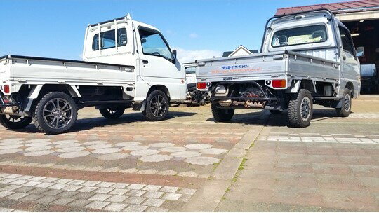 スバルサンバー用リフトアップキット