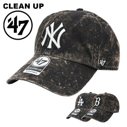 47 キャップ ニューヨーク・ヤンキース タイダイ CLEAN UP ローキャップ クリーンナップ メンズ レディース 帽子 フォーティーセブン MLB NY LA 6パネル ダッドハット