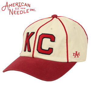 アメリカンニードル キャップ American Needle カンザスシティ・モナークス ニグロリーグ ロゴ 帽子 メンズ レディース ローキャップ バイカラー 男女兼用