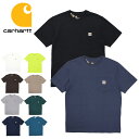 カーハート Tシャツ メンズ Carhartt K87 ヘビーウェイト ポケット付き 無地 半袖 トップス ファッション ブランド 大きいサイズ