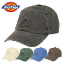 ディッキーズ キャップ Dickies ローキャップ ピグメントダイ ロゴ メンズ レディース 帽子 男女兼用 浅め 浅い ウォッシュ ユーズド加工 おしゃれ ...