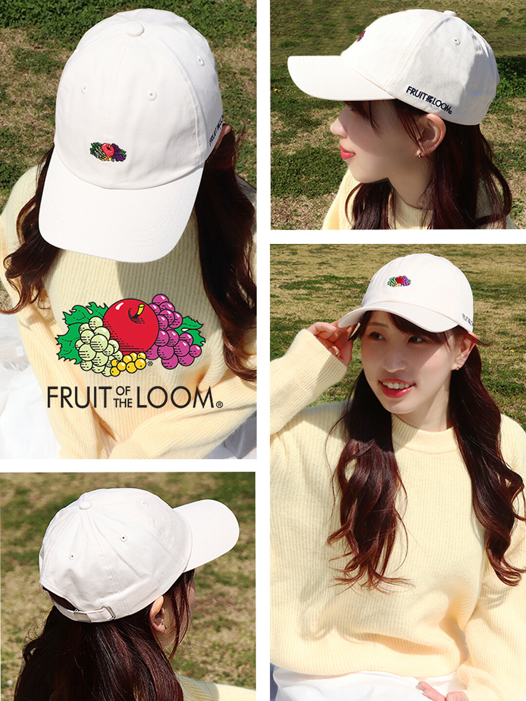 FRUIT OF THE LOOM フルーツオブザルーム キャップ メンズ レディース 帽子 LOGO EMB LOW CAP MEN'S LADIES ロゴ ローキャップ 人気 ブランド ワンポイント シンプル offthecity-10000250 FLAQ(フラク) サンプル画像3