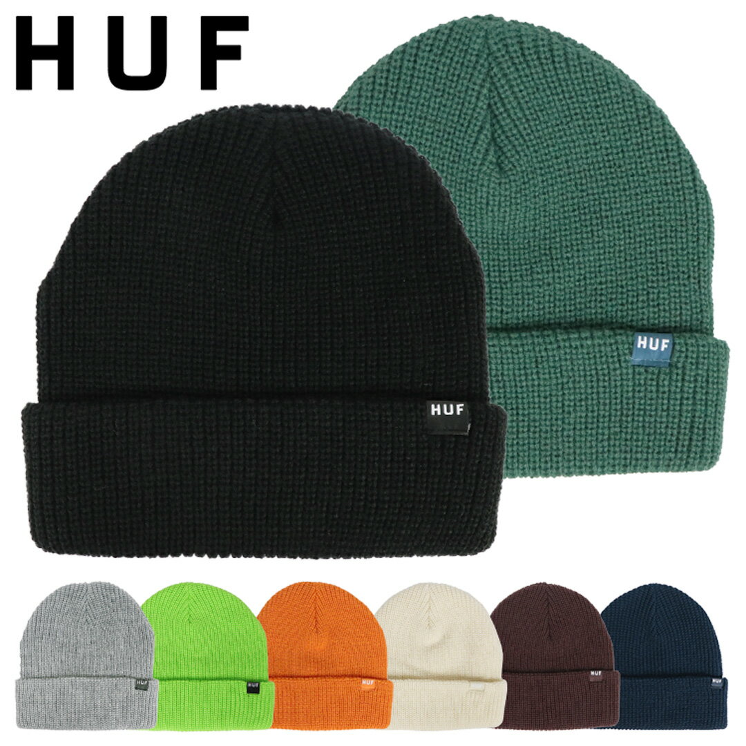 楽天FLAQ（フラク）HUF ハフ ニット帽 ニットキャップ ビーニー USUAL BEANIE メンズ 帽子 ローゲージ 肉厚 ストリート ブランド 秋冬 スケボー スケーター ファッション かっこいい おしゃれ かわいい 人気