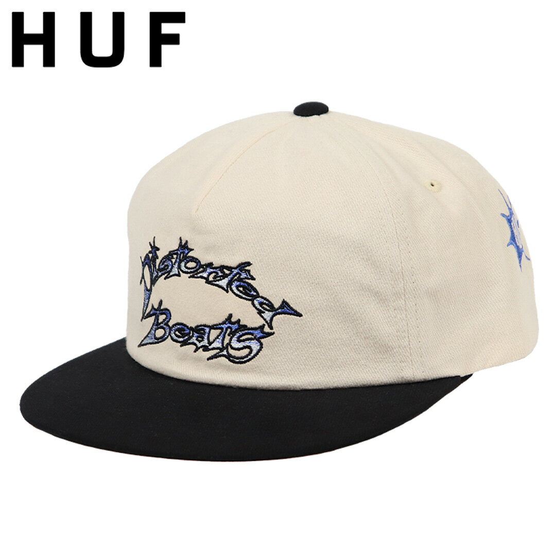 ハフ キャップ ツートンカラー メンズ レディース ベースボールキャップ HUF 帽子 ロゴ ブランド ストリート ディストーティド 野球帽 スケボー 男女兼用