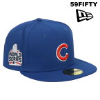 NewEra ニューエラ キャップ 59FIFTY シカゴ・カブス MLB メンズ ベースボールキャップ ブランド ロゴ 帽子 ワールドシリーズ サイドパッチ メジャーリーグ
