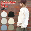 ユナイテッドアスレ ロンT メンズ United Athle 長袖Tシャツ 無地 ヘビーウェイト 9.1oz ビッグシルエット トップス ブランド 大きいサイズ