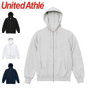 アイテム詳細ブランドUnited Athle(ユナイテッドアスレ)商品名12.0オンス ヘヴィーウェイト スウェット フルジップ パーカ（裏起毛）#5762-01アイテムパーカー・トレーナー素材コットン75%、ポリエステル25%カラー1.Black[0002](ブラック/黒)2.White[0001](ホワイト/白)3.Ash[0005](アッシュ/ヘザーグレー)4.Navy[0086](ネイビー/紺)サイズ平置き実寸(cm)[身幅/肩幅/袖丈/着丈]：Sサイズ 52/47/60/66・Mサイズ 55/50/61/69・Lサイズ 58/53/62/72・XLサイズ 61/56/63/75・XXLサイズ 64/59/64/78 ※多少の誤差はご了承くださいUnited AthleユナイテッドアスレUnited Athle(ユナイテッドアスレ)は1930年創業の歴史を誇るアパレルメーカー「キャブ株式会社」が企画・製造をするブランド。全ての商品がプリント加工に対応していることも特徴。選べる楽しさと高いクオリティを誇るブランクアパレルブランド。画像について実際のお色味に近くなるようにしておりますが、ご使用のブラウザやモニターなどにより、実物と異なる場合がございますことを、あらかじめご了承ください。モデル着用画像はライティングや天候により、実際のカラーと多少違って見える場合がございます。 また、商品の入荷・生産時期の違いによる細かな仕様変更が発生する場合がございますことも、併せてご了承お願いいたします。商品説明United Athle/ユナイテッドアスレから、シンプルな無地のジップパーカーが入荷。12.0ozのヘビーウェイト、表地にオープンエンド糸を使用しており、独特の「ムラ感」「ザラ感」を表現する味のある生地感。脇はリブ生地のサイドパネル仕様、型崩れしにくいしっかりとした着心地で、着込むほどにエイジングも楽しめます。裏起毛になっており肌触りなめらかで暖かく、肌寒い秋冬に活躍間違いナシ◎ トレンドのビッグシルエットで、幅広いファッション・コーデに合わせやすいアイテムです。