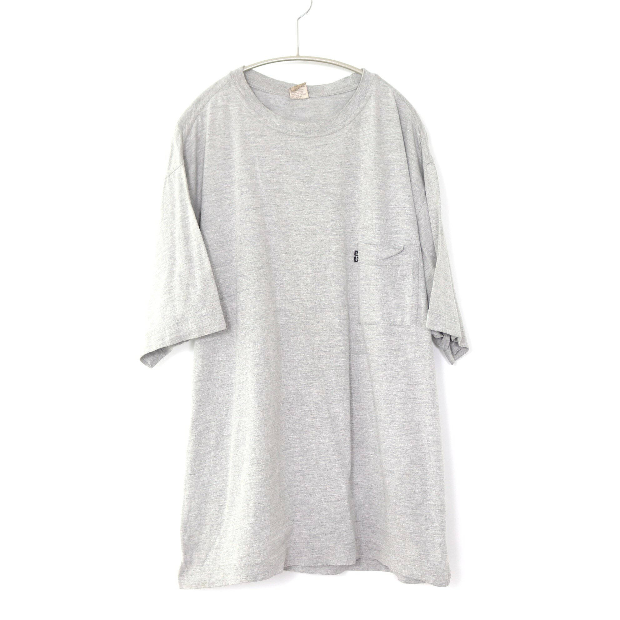 Rakuten - 【中古】Levi's リーバイス メンズ Tシャツ カットソー 半袖 XL グレー ポケットTシャツ 中古B 古着