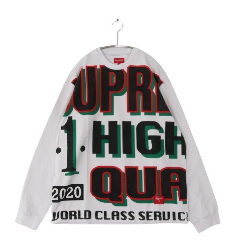 SUPREME シュプリーム S メンズ Tシャツ カットソー 長袖 World class L/S Top ワールドクラス 長袖Tシャツ 新品 古着