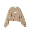 【中古】HYKE ハイク S レディース カットソー 長袖 The North Face x HYKE L/S ES Trail Crew Women 039 s Tan ザノースフェイス x ハイク L/S ES トレイル クルー ウィメンズ タン NTW241HW 新品 古着