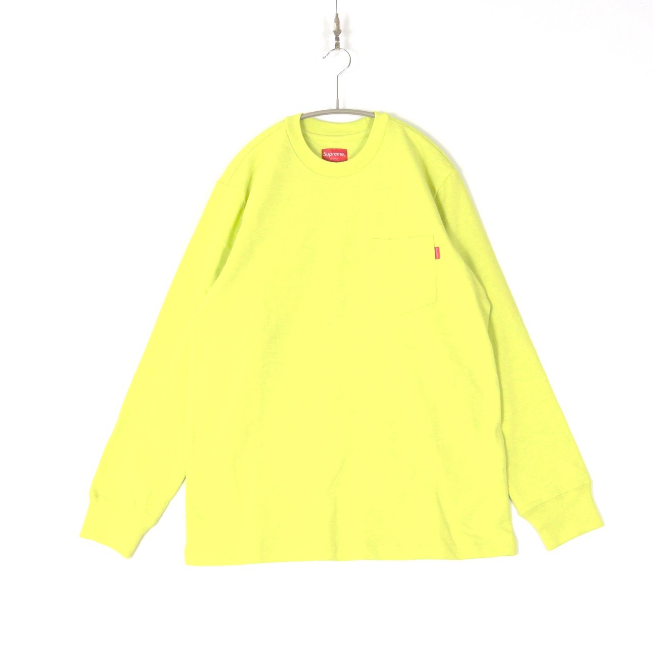 【中古】SUPREME シュプリーム S メンズ Tシャツ カットソー 長袖 L/S Pocket Tee 長袖ポケットTシャツ..