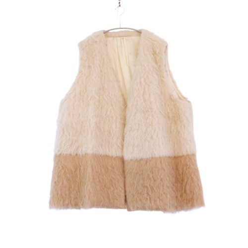 【中古】OUAT オーユーエーティー 1 M メンズ ベスト SUPER MOHAIR VEST レイヤード オーバイサイズ ビッグシルエット 中古A 古着
