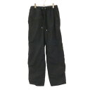【中古】TEATORA テアトラ 48 L メンズ ワイドパンツ Wallet Pants P ウォレットパンツ TT-004-P 黒 ナイロン 中古A 古着
