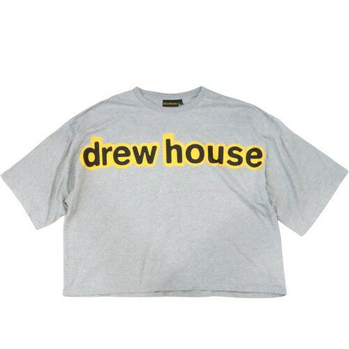 Rakuten - 【中古】drew house ドリューハウス XXL メンズ 半袖Tシャツ ジャスティンビーバー グレー 綿 オーバーサイズ リラックス ゆったり 中古A 古着