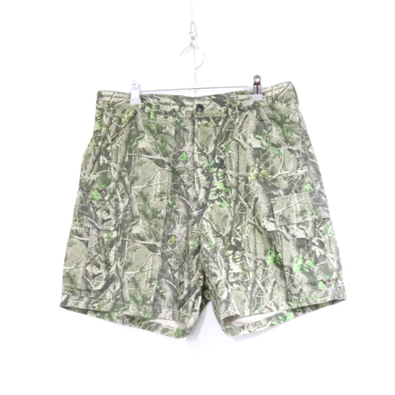 【中古】Mr.GENTLEMAN ミスタージェントルマン L メンズ ショートパンツ 迷彩 ミリタリー MGS-SO007 リーフ柄 中古A 古着