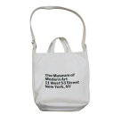 【中古】MoMA モマ BAGGU バグゥ ユニセックス ショルダーバッグ トートバッグ Buck Bag ダッグバック 2WAY 生成り ニューヨーク近代美術...