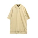 【中古】80s 90s Eddie Bauer エディー バウアー vintage L メンズ ポロシャツ 黒タグ後期 ベージュ 中古A 古着(4)
