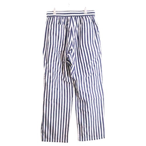 【中古】Mr.GENTLEMAN ミスタージェントルマン L メンズ パジャマパンツ MGM-TR13 ストライプ 青 白 中古A 古着
