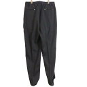 HED MAYNER ヘド メイナー L メンズ スラックス 22AW ウール HM00P55 黒 新品 古着