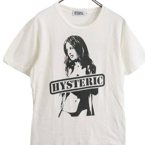 【中古】HYSTERIC GLAMOUR ヒステリックグラマー S メンズ 半袖Tシャツ 12SS 白 0222CT14 中古A 古着