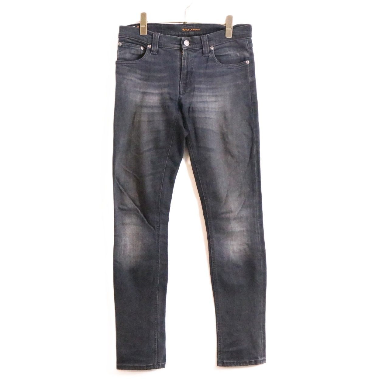 Rakuten - 【中古】Nudie Jeans ヌーディージーンズ W28/L32 メンズ パンツ デニム スキニーデニム ブラック 中古B 古着