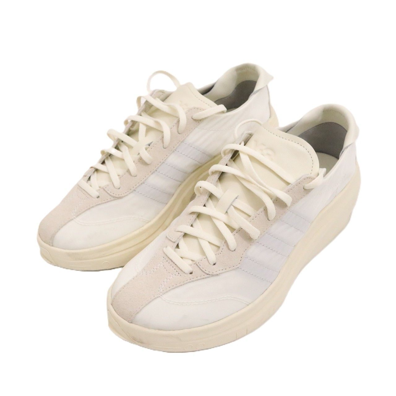 Rakuten - 【中古】Y-3 ワイスリー 28.5cm メンズ スニーカー adidas SUBAYA IH8425 白 箱 替え紐付き 中古B 古着