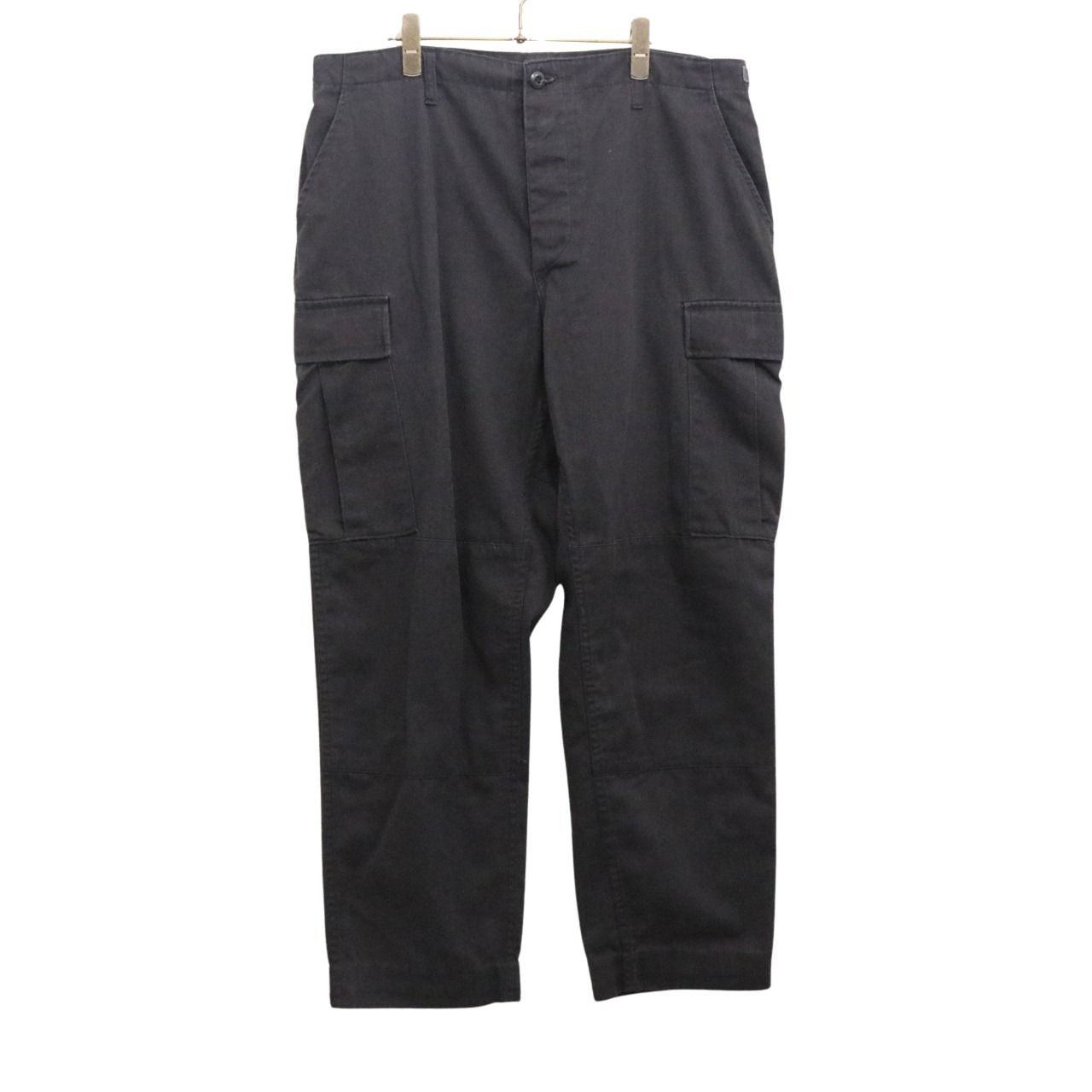Rakuten - 【中古】90s US ARMY メンズ L カーゴパンツ BDU PANTS PROPPER製 MILITARY ミリタリー 黒 中古A 古着