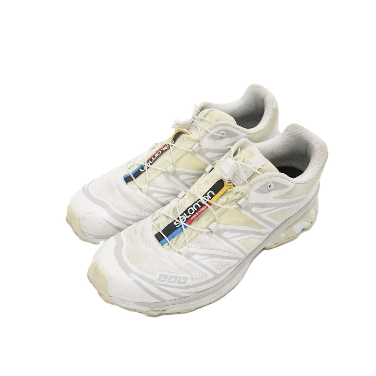 Rakuten - 【中古】Salomon サロモン 28.0cm メンズ スニーカー S/LAB XT-6 SOFTGROUND 412529 白 中古C 古着
