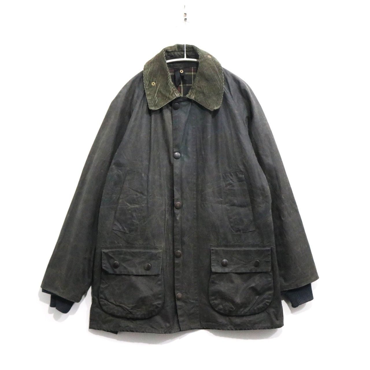 Rakuten - 【中古】90s vintage Barbour バブアー 34 Sサイズ メンズ オイルドジャケット ビデイル Oild Jacket BEDALE 1998年製 オイルタイプ オリーブ 中古C 古着