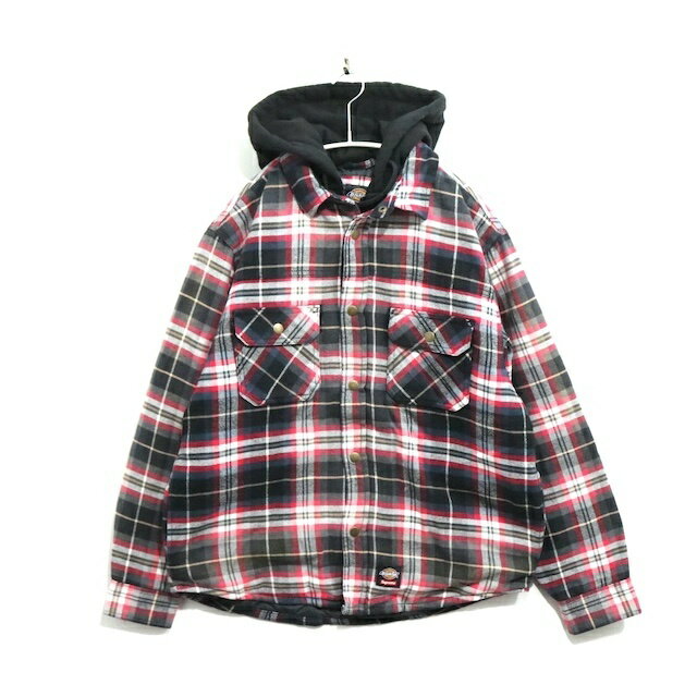 Rakuten - 【新古品】SUPREME シュプリーム × Dickies ディッキーズ S メンズ 長袖シャツ フーディ 25AW Lined Zip Up Hooded Flannel Shirt 赤 紺 新品 古着