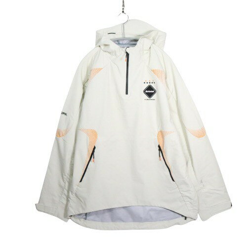 Rakuten - 【新古品】メンズM F.C.Real Bristol オーセンティック ユーティリティ チーム ハーフジップ ジャケット AUTHENTIC UTILITY TEAM HALF ZIP JACKET オフホワイト PERTEX ドット柄 送料無料