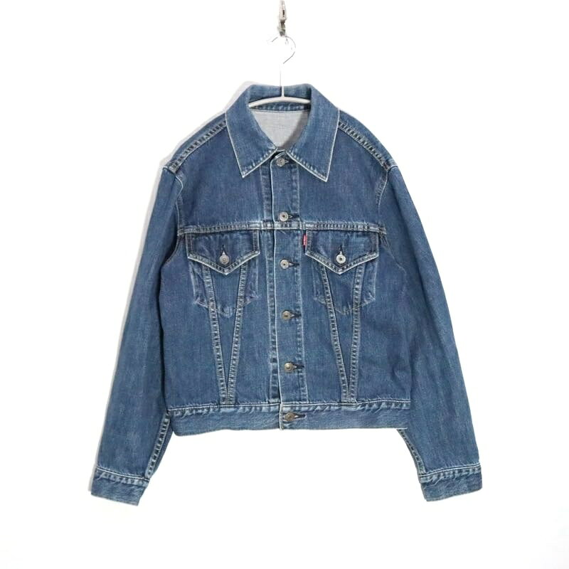 【中古B】メンズ 36相当 リーバイス 71557 3rd デニムジャケット Levi 039 s 71557 Denim Jacket インディゴ 90s 日本製 Big E 不均等V 復刻 送料無料