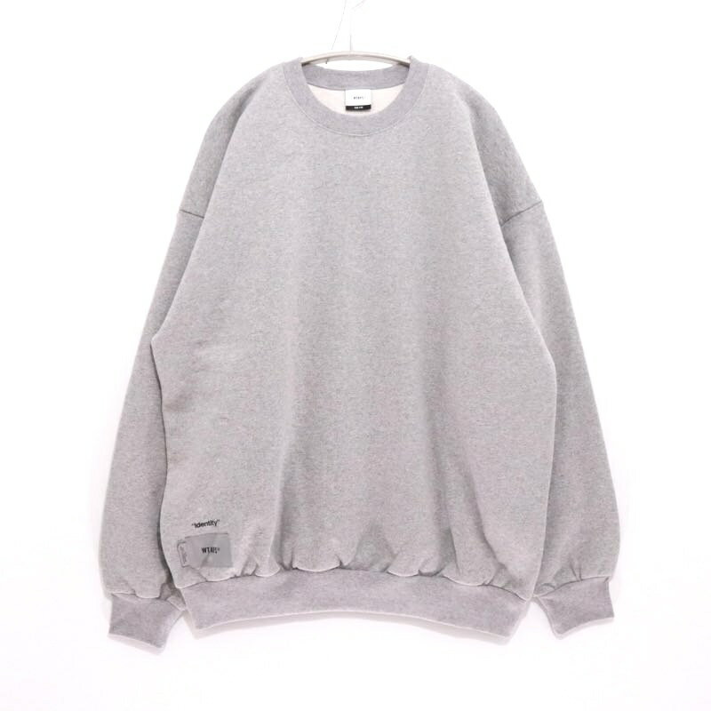 WTAPS ダブルタップス ハーフジップ スウェット グレー XL DEPST 中古