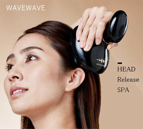 WAVEWAVE HEAD RELEASE SPA ヘッドリリーススパ wavewave-002 ヘッドスパ 軽量350g 防水 回転方向変更 振動速度変更 回転速度変更 USB 充電 静音 サロンクオリティ 頭皮ケア 頭皮環境 簡単操作 プレゼント 送料無料 もむ ひっぱる つまむ 押す