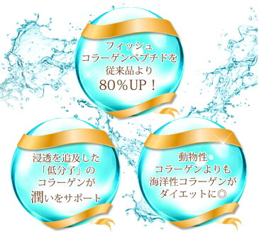 低分子マリンコラーゲン&コンドロイチン（約6ヶ月分）送料無料 サプリメント サプリ ドリンクや粉末コラーゲンより手軽 フィッシュコラーゲン オーガランド 乾燥 潤い 美容 大容量 福袋 【M】 【半年分】 _JB_ZRB