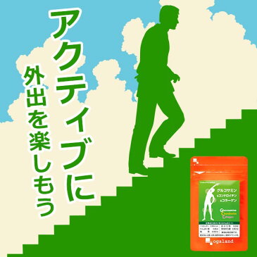 クーポン利用で【半額】48時間限定!お急ぎください!グルコサミン＆コンドロイチン＆コラーゲン（約1年分） 送料無料 サプリ サプリメント コラーゲン コンドロイチン 配合 ヒアルロン酸 や MSM との相性◎ 動きの違和感に 大容量【1年分】 _JH_S20