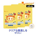 ルテインジュニア(3個セット・約3ヶ月分)送料無料 子供用 子ども用 子ども サプリ キッズ サプリメント ブルーベリー味 野菜 栄養 目薬の木 デジタルケア ブルーライト 自然由来 DHA 乳酸菌 フローラ オーガランド