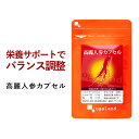 高麗人参 （約1ヶ月分）4年根以上の 高麗人参 をさらに発酵 カプセル 送料無料 サプリメント サプリ サポニン オーガランド 元気 不規則な生活 健康 美容 1000円ポッキリ 1,000円ポッキリ 気持ちのバランス 高麗人蔘 _JB_JH