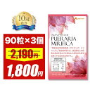 【タイムセール中!!】プエラリアミリフィカ(3個セット・270粒)送料無料 美容 プエラリアミリフィカ末を1粒あたり 49.86mg配合 サプリメント _JB_JH