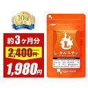 【タイムセール】ダイエットサプリ L-カルニチン(約3ヶ月分) ダイエットサプリ 口コミ 評判 ダイエット カルニチン サプリメント BCAA EAA アミノ酸 運動を効率よく 毎日を 男性 女性 ダイエット で変わりづらい方に 低価格 送料無料 オーガランド
